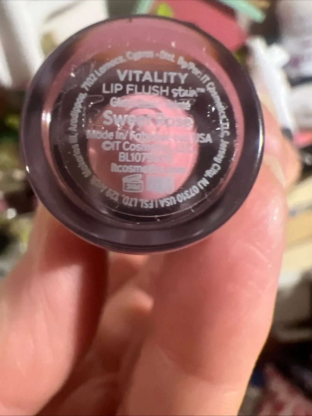 It Cosmetics Vitality Lip Flush Stain Sweet Rose Hydrating Serum Gloss ~ New
